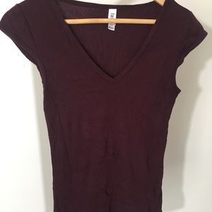 Bella cap sleeve V-neck Tee